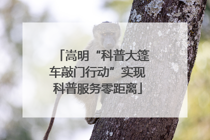 嵩明“科普大篷车敲门行动”实现科普服务零距离
