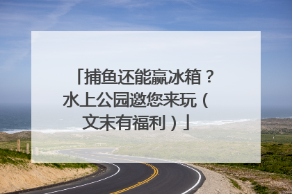 捕鱼还能赢冰箱？水上公园邀您来玩（文末有福利）