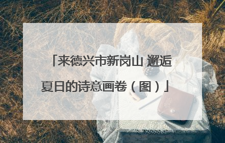 来德兴市新岗山 邂逅夏日的诗意画卷（图）