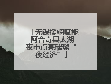 无锡援疆赋能 阿合奇县太湖夜市点亮璀璨“夜经济”