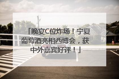 晚宴C位炸场！宁夏葡萄酒亮相西博会，获中外嘉宾好评！