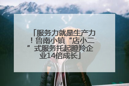 服务力就是生产力！鲁南小镇“店小二”式服务托起瞪羚企业14倍成长