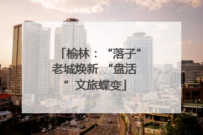 榆林：“落子”老城焕新 “盘活”文旅蝶变