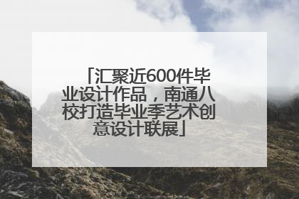 汇聚近600件毕业设计作品，南通八校打造毕业季艺术创意设计联展