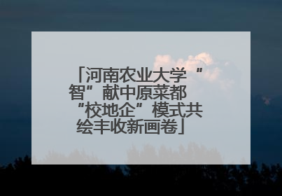 河南农业大学“智”献中原菜都 “校地企”模式共绘丰收新画卷