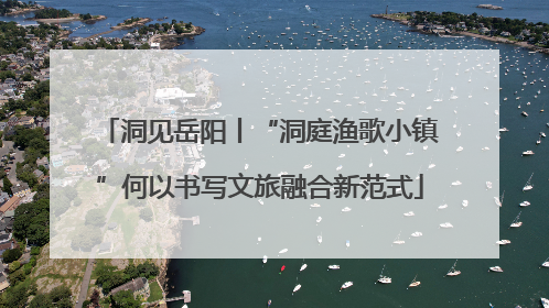 洞见岳阳丨“洞庭渔歌小镇”何以书写文旅融合新范式