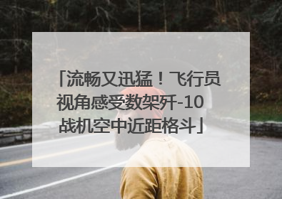 流畅又迅猛！飞行员视角感受数架歼-10战机空中近距格斗