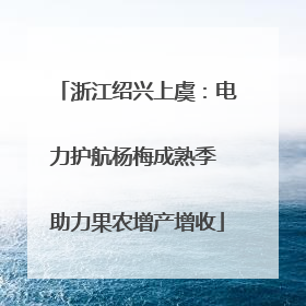浙江绍兴上虞：电力护航杨梅成熟季 助力果农增产增收