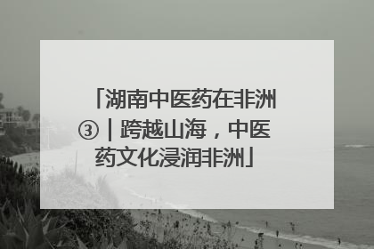 湖南中医药在非洲③｜跨越山海，中医药文化浸润非洲