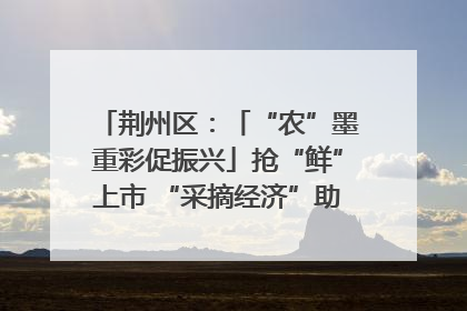 荆州区：「“农”墨重彩促振兴」抢“鲜”上市 “采摘经济”助农“甜蜜增收”