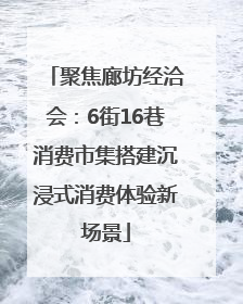 聚焦廊坊经洽会：6街16巷消费市集搭建沉浸式消费体验新场景