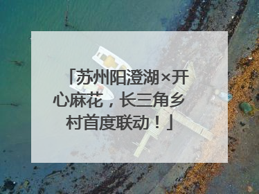 苏州阳澄湖×开心麻花，长三角乡村首度联动！