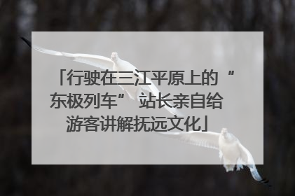 行驶在三江平原上的“东极列车” 站长亲自给游客讲解抚远文化