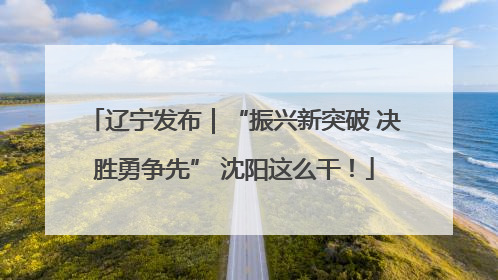 辽宁发布｜“振兴新突破 决胜勇争先” 沈阳这么干！