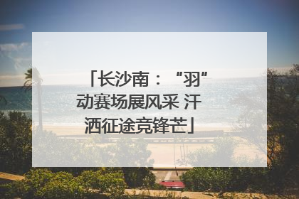 长沙南：“羽”动赛场展风采 汗洒征途竞锋芒