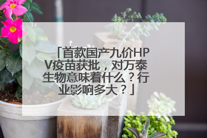 首款国产九价HPV疫苗获批，对万泰生物意味着什么？行业影响多大？