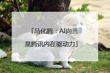 马化腾：AI向善是腾讯内在驱动力