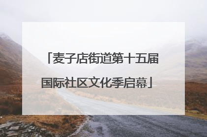 麦子店街道第十五届国际社区文化季启幕