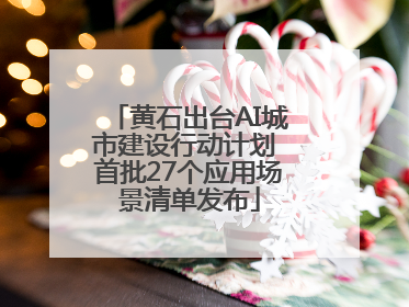 黄石出台AI城市建设行动计划 首批27个应用场景清单发布