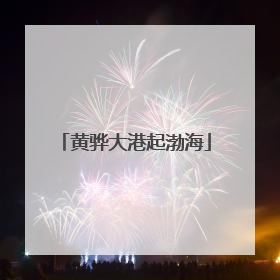 黄骅大港起渤海