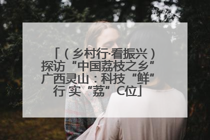 （乡村行·看振兴）探访“中国荔枝之乡”广西灵山：科技“鲜”行 实“荔”C位