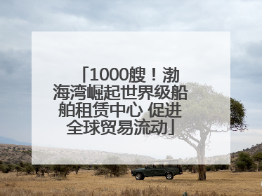 1000艘！渤海湾崛起世界级船舶租赁中心 促进全球贸易流动
