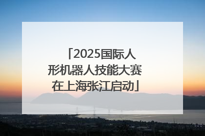 2025国际人形机器人技能大赛在上海张江启动