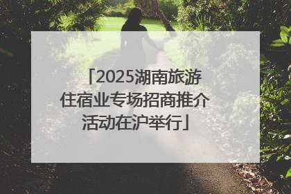 2025湖南旅游住宿业专场招商推介活动在沪举行