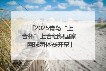 2025青岛“上合杯”上合组织国家网球团体赛开幕